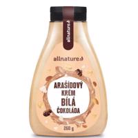 Allnature Arašídový krém bílá čokoláda 260g