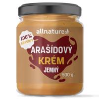 Allnature Arašídový krém jemný 500g