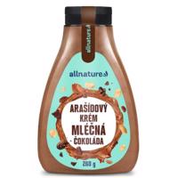 Allnature Arašídový krém mléčná čokoláda 260g