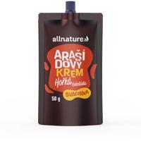 Allnature Arašídový krém s hořkou čokoládou 50g - svačinka