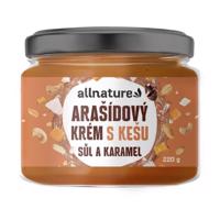 Allnature Arašídový krém s kešu solí a karamelem 220g