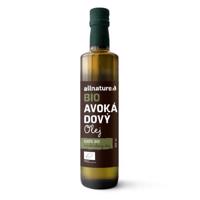 Allnature Avokádový olej BIO 250 ml