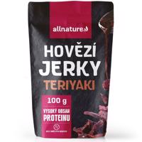 Allnature BEEF teriyaki jerky - sušené hovězí maso s teriyaki příchutí Hmotnost: 100g