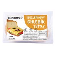 Allnature Bezlepkový chlebík světlý 350g