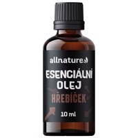 Allnature Esenciální olej Hřebíček 10 ml