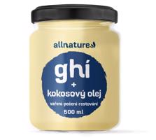 Allnature Ghí s kokosovým olejem 500 ml