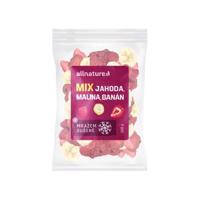 Allnature Jahoda malina banán mix suš.mrazem 100g