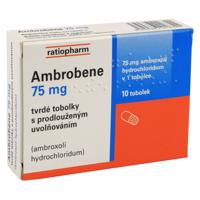 AMBROBENE 75MG tvrdé tobolky s prodlouženým uvolňováním 10