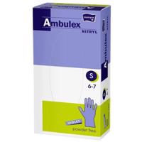 Ambulex Nitryl rukavice nepudrové violet S 100ks