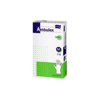 Ambulex rukavice latexové pudrované M 100ks