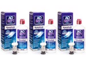 AOSEPT PLUS s Hydraglyde 3 x 360 ml s pouzdry