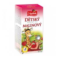 Apotheke Dětský ovocný čaj malinový 20x2g