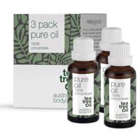 Australian Bodycare 3 pack Pure Oil Tea Tree Oil 3x30ml