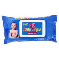 Baby Wipes Dětské vlhčené ubrousky s Aloe vera 80ks