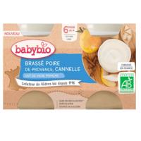 BABYBIO kravské mléko-hruška-skořice 6m+ 2x130g