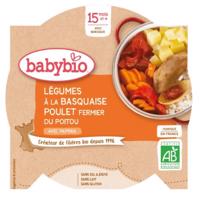 BABYBIO Příkrm zelenina s farmářským kuřetem a rýží 260g