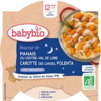 BABYBIO večerní menu pastinák, mrkev, polenta 12m+ 230g