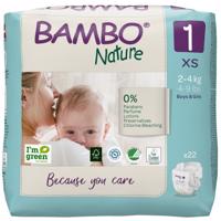 Bambo Nature 1 dětské plenky 2 - 4 kg 22 ks