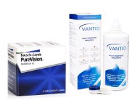 Bausch & Lomb PureVision (6 čoček) + Vantio Multi-Purpose 360 ml s pouzdrem