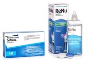 Bausch & Lomb SofLens 59 (6 čoček) + ReNu MultiPlus 360 ml s pouzdrem