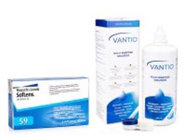 Bausch & Lomb SofLens 59 (6 čoček) + Vantio Multi-Purpose 360 ml s pouzdrem