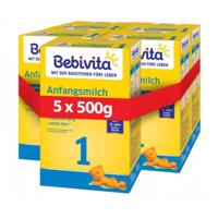 Bebivita 1 mléčná kojenecká výživa 0+m 5x500g