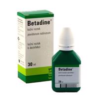 BETADINE 100MG/ML kožní podání roztok 30ML