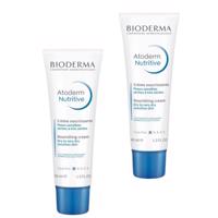 BIODERMA Atoderm Nutritive výživný denní krém pro suchou a citlivou pleť 40 ml - balení 2 ks