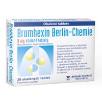 BROMHEXIN BERLIN-CHEMIE 8MG obalené tablety 25