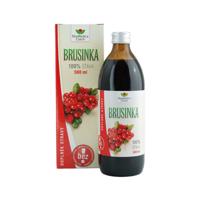 Brusinka 100% šťáva 500ml EKOMEDICA