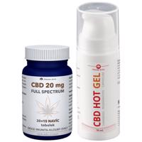 CBD 20mg Full Spectrum tob.30+15+ CBD Hot gel 75ml