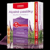 Cemio Alpské pastilky ŠALVĚJ a VITAMIN C pastilek30+10