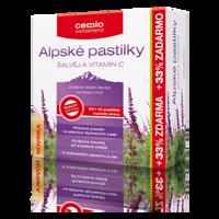 Cemio Alpské pastilky ŠALVĚJ a VITAMIN C pst.30+10