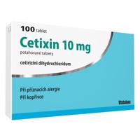 CETIXIN 10MG potahované tablety 100