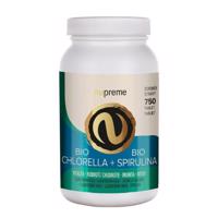 Chlorella+Spirulina tbl.750 BIO NUPREME