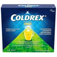 COLDREX HORKÝ NÁPOJ CITRON 750MG/10MG/60MG perorální prášek pro roztok v sáčku 14 II