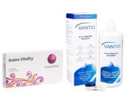 CooperVision Avaira Vitality (6 čoček) + Vantio Multi-Purpose 360 ml s pouzdrem