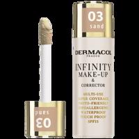 Dermacol Infinity make-up&korektor č.03 sand 20g