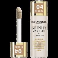 Dermacol Infinity make-up&korektor č.04 bronze 20g