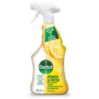 Dettol Power & Fresh antibakteriální sprej na povrchy Citron & limeta 500 ml