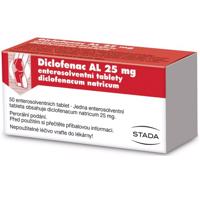 DICLOFENAC AL 25MG enterosolventní tableta 50