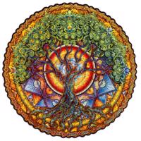 Dřevěné puzzle UNIDRAGON Mandala Tree of Life 200ks