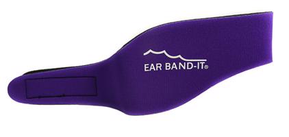 Ear Band-It® Fialová čelenka na plavání Velikost čelenky: Velká