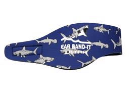 Ear Band-It® Ultra Žraločí Čelenka na plavání Velikost čelenky: Střední