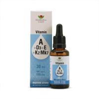 EKOMEDICA Vitamín A + Vitamín D3 + Vitamín E + Vitamín K2 + Vitamín Mk7 30ml