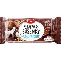 EMCO Super sušenky kakao a kokos 60g