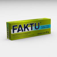 FAKTU 50MG/G+10MG/G rektální mast 20G