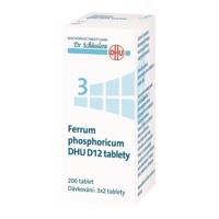 FERRUM PHOSPHORICUM DHU D6(D12) neobalené tablety 200