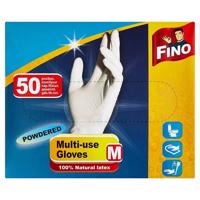 FINO Latexové rukavice Fino, 50 ks, bílé, pudrované Rozměr: M