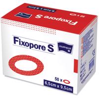 Fixopore S sterilní náplast ovál 6.5x9.5cm 50ks